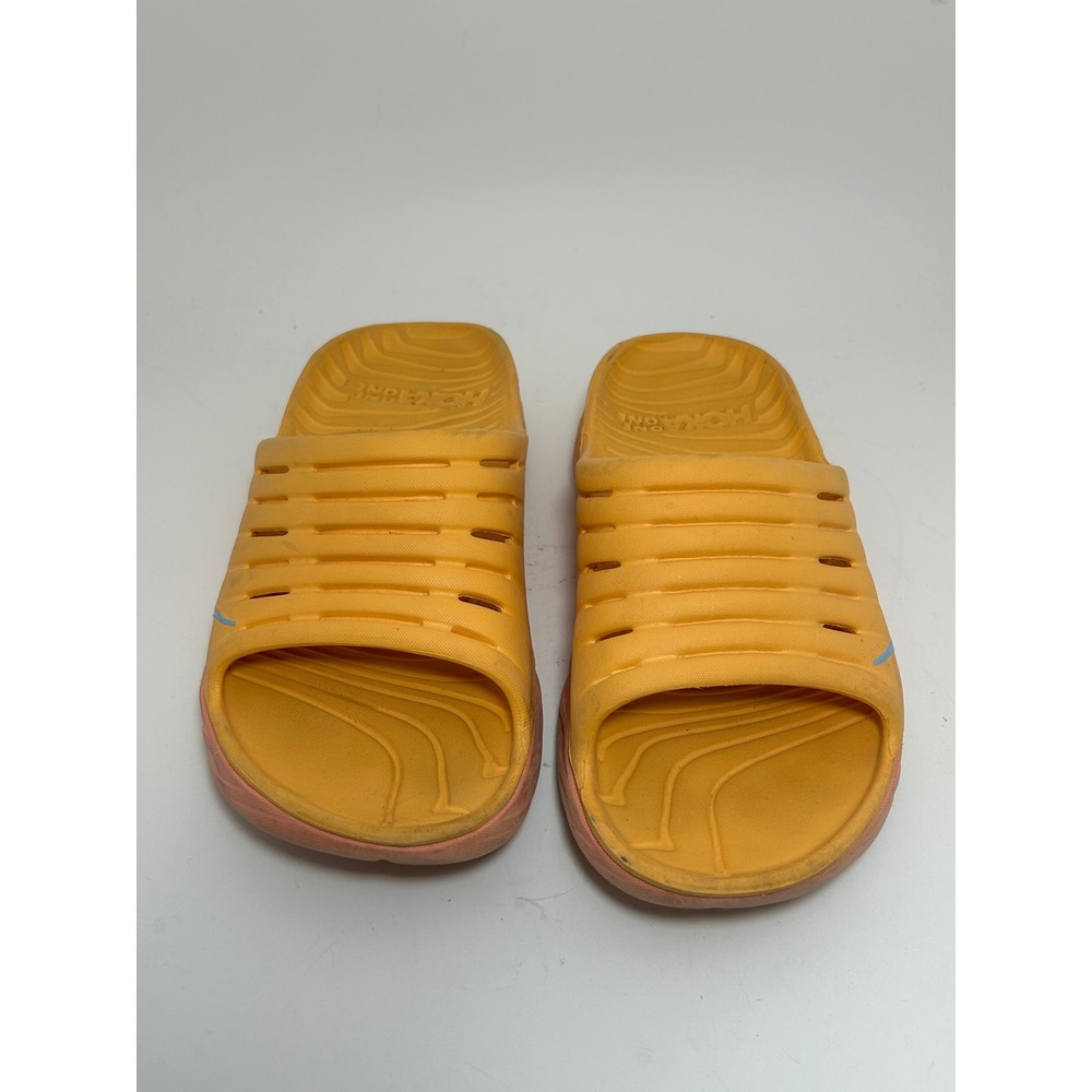 Hoka One One Ora Recovery Slide 2 Marigold Orange Pink Mens‎ 7 Womens 9 Sandals